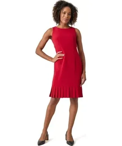 Kasper Women's Pleated Sheath Dress