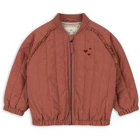 Konges Sljd Canyon Rose Juno Frill Bomber Jacket