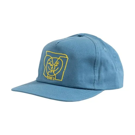 Krooked Moonsmile Snapback Hat Blue