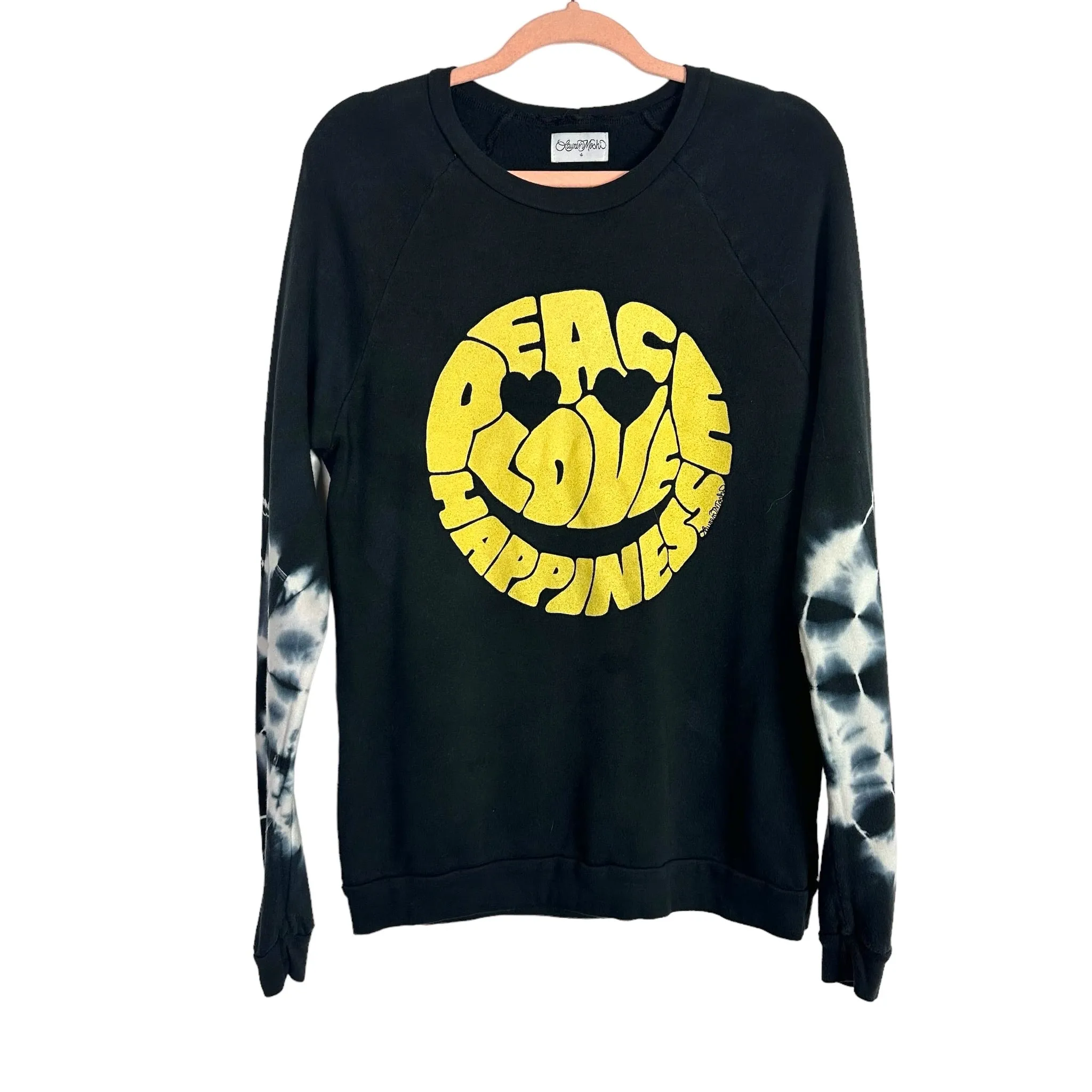 Lauren Moshi Black Tie-Dye Peace Love Kindness Sweatshirt- Size S (we have matching sweatpants)