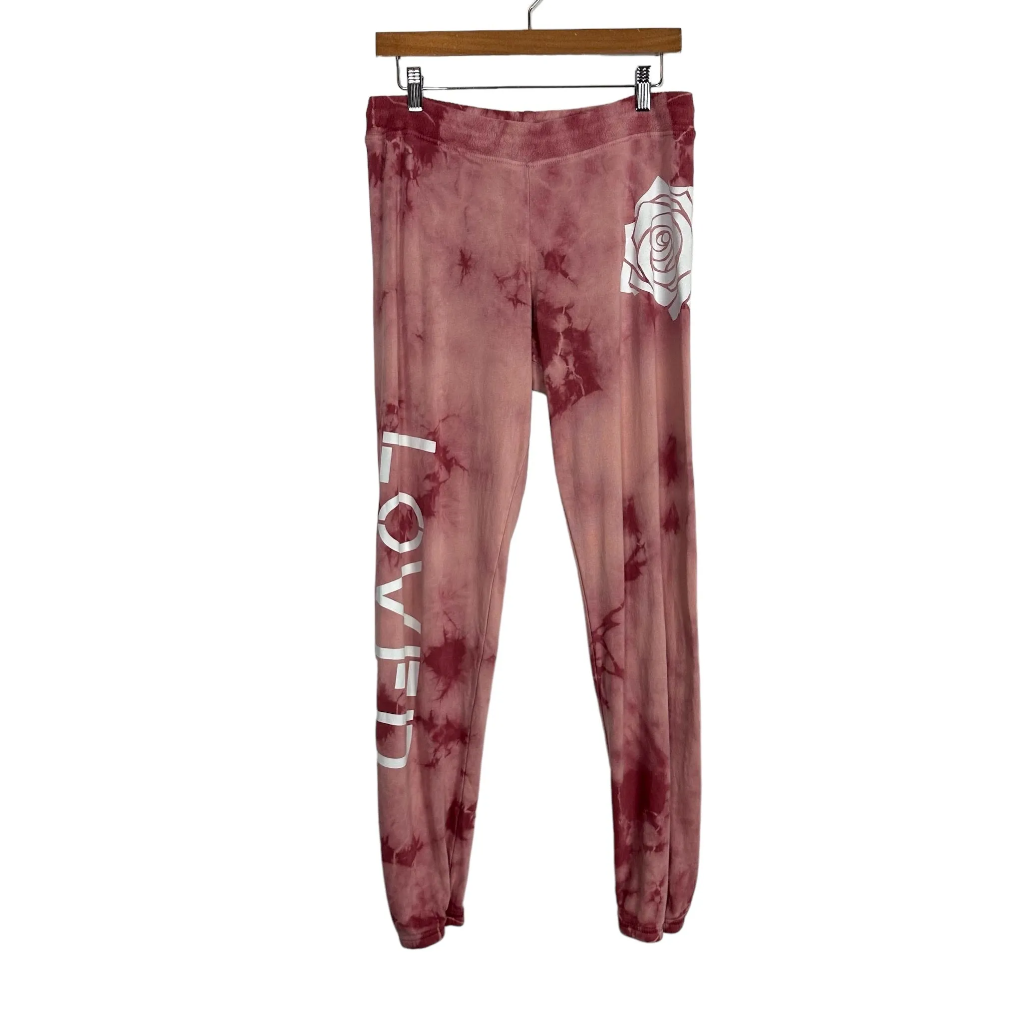 Lauren Moshi Pink Tie-Dye LOVE Sweatpants- Size M (we have matching sweatshirt)