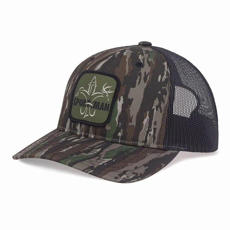 Logo Patch Snapback Camo Hunting Hat