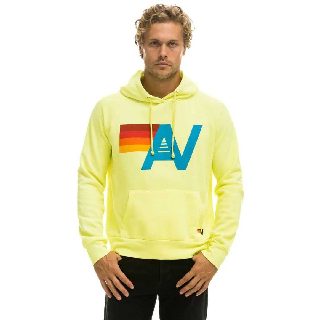 Logo Pullover Relaxed Hoodie (Neon Yellow)