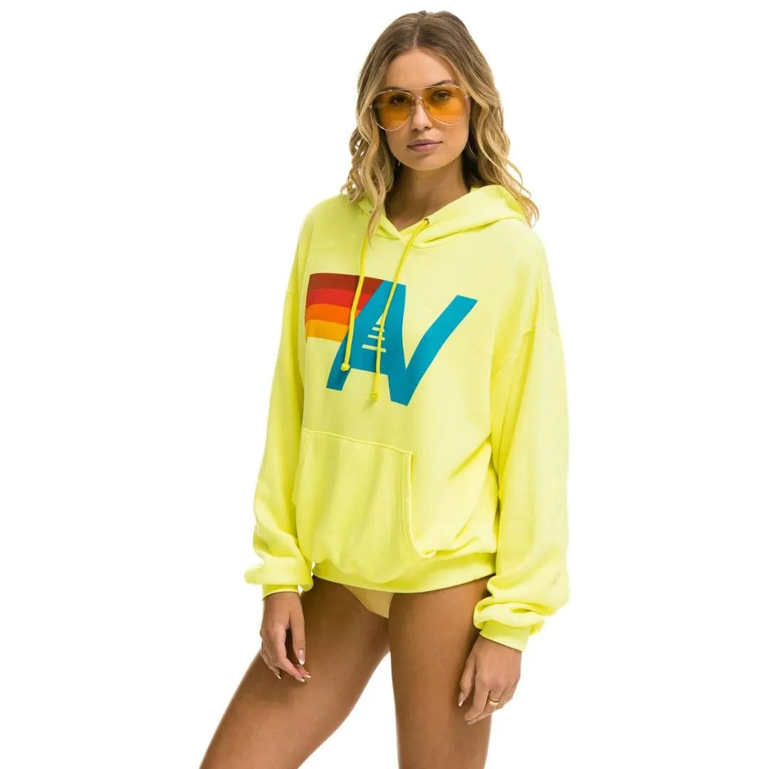 Logo Pullover Relaxed Hoodie (Neon Yellow)