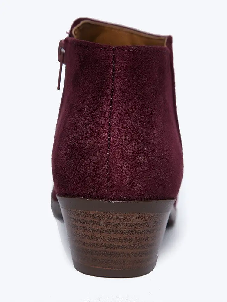 Low Ankle Western Bootie