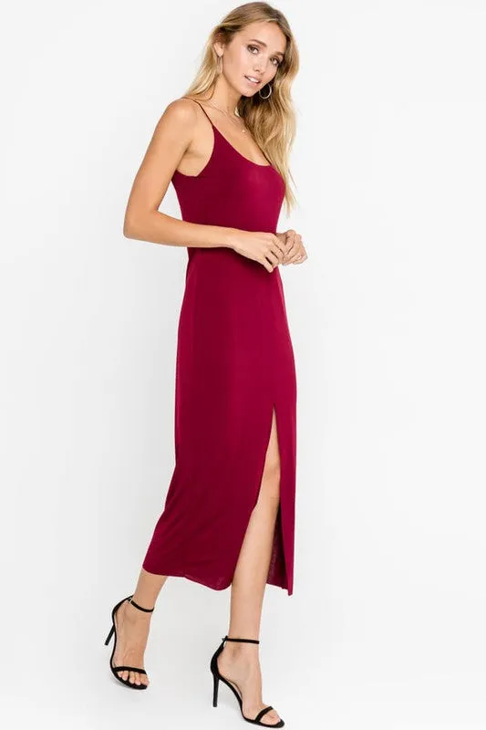 Lush Clothing - Sleeveless Cocktail Mini Dress in Burgundy