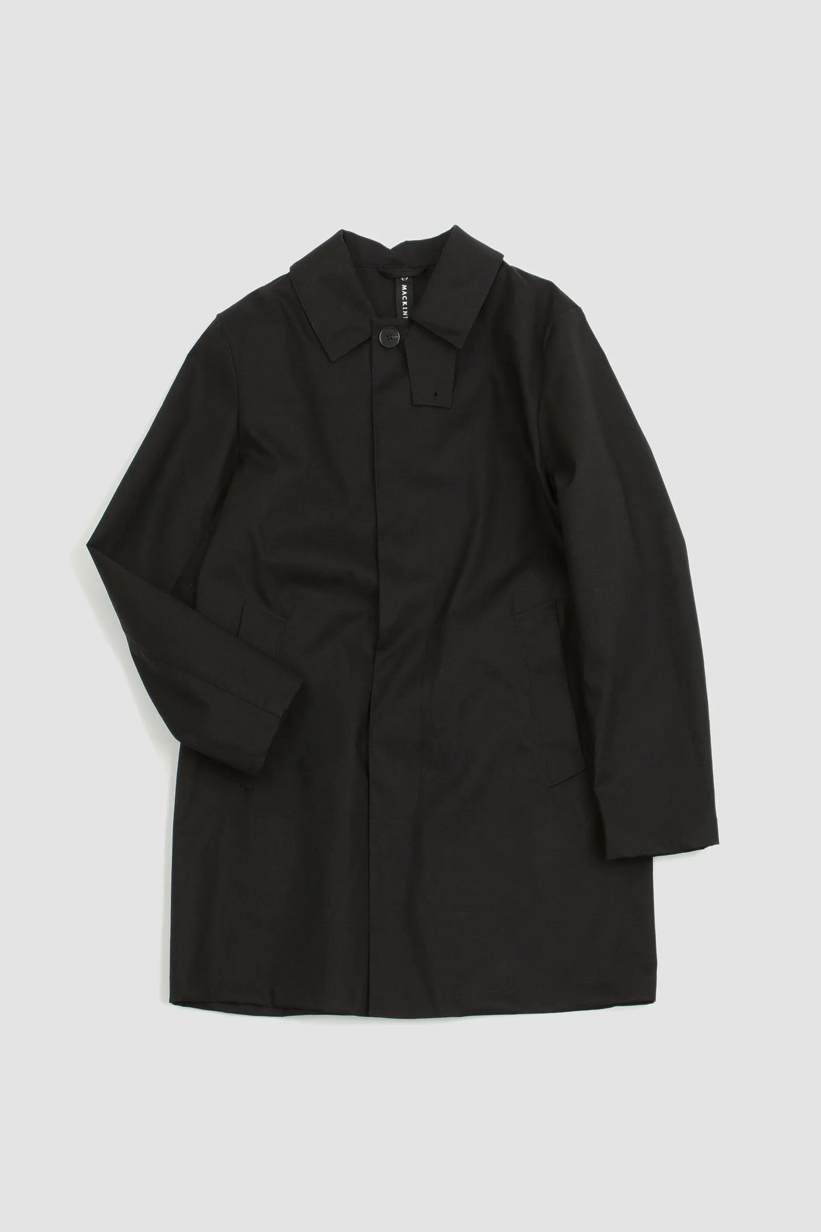 Mackintosh Cambridge Cotton Coat Black