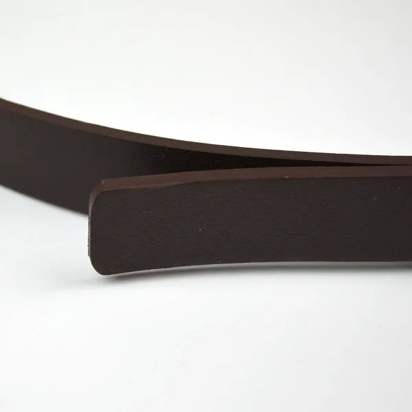 Maison Boinet - Slim Calf Leather Belt - Brown