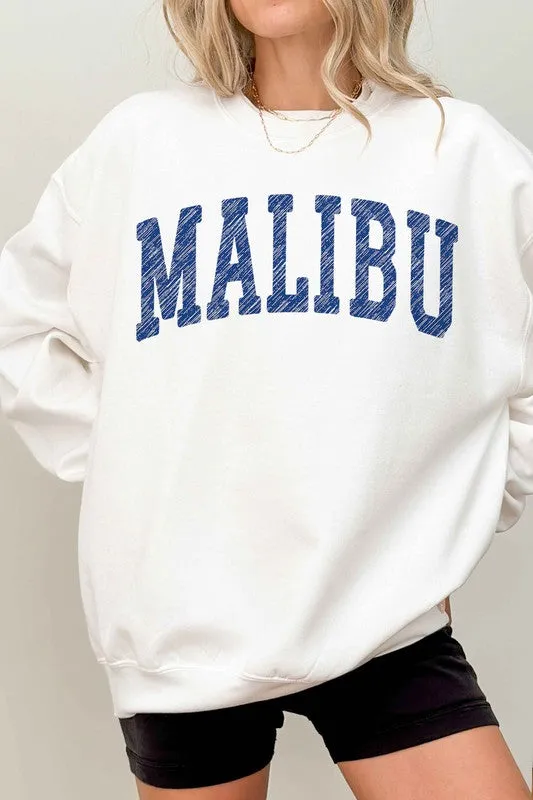 MALIBU CALIFORNIA OVERSIZED SWEATSHIRT -Online Only