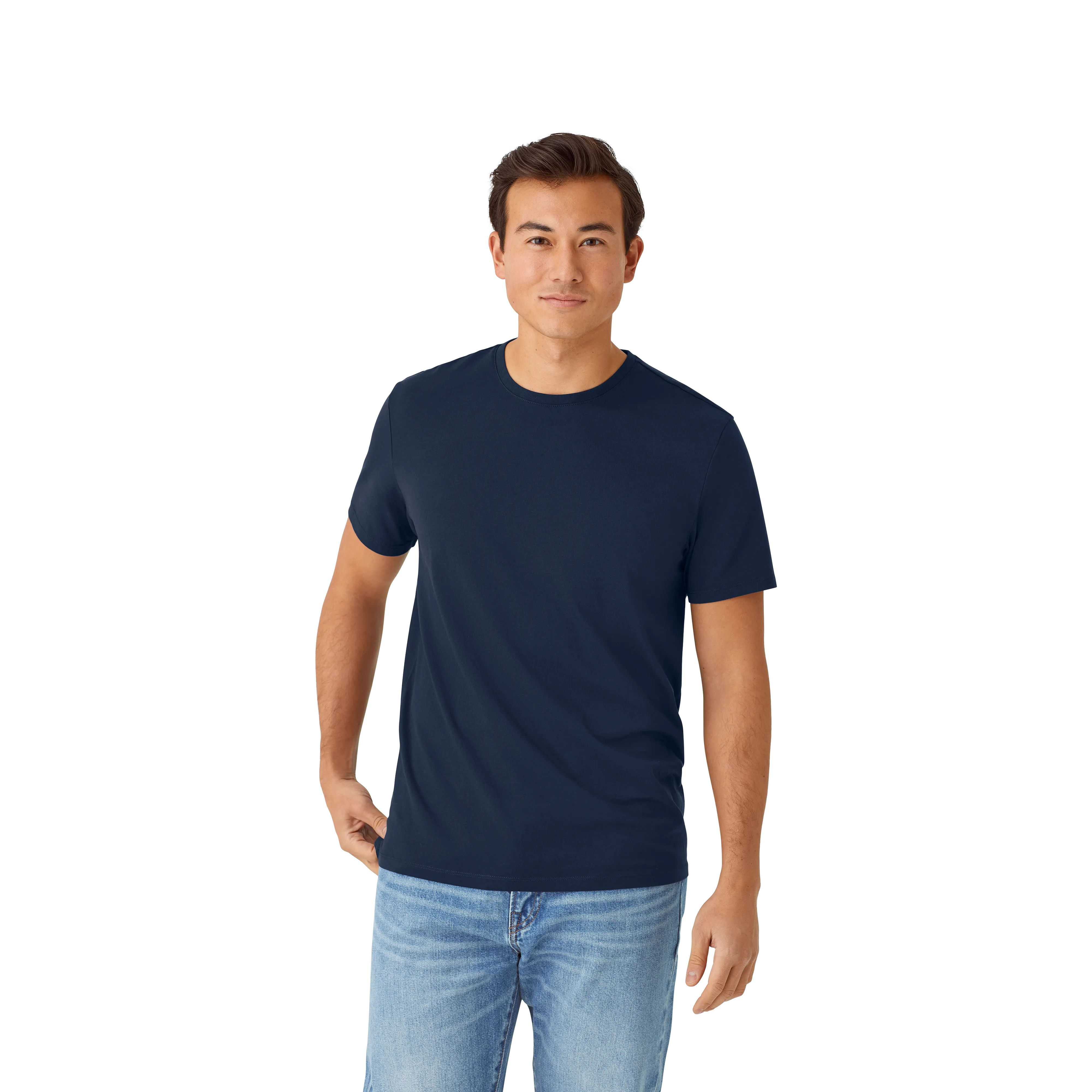 Men's Pima Cotton Crew Neck T-Shirt 3-Pack