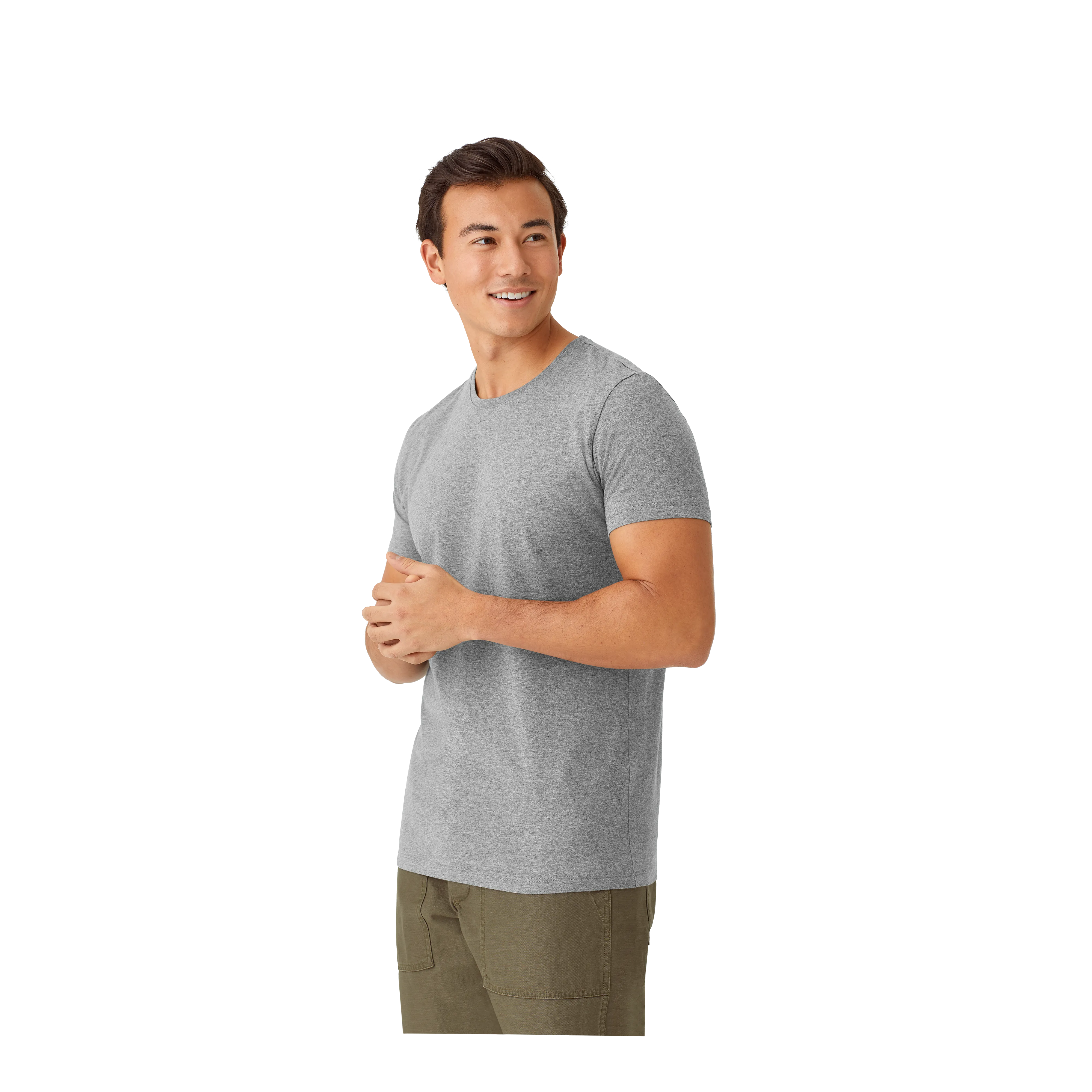 Men's Pima Cotton Crew Neck T-Shirt 3-Pack