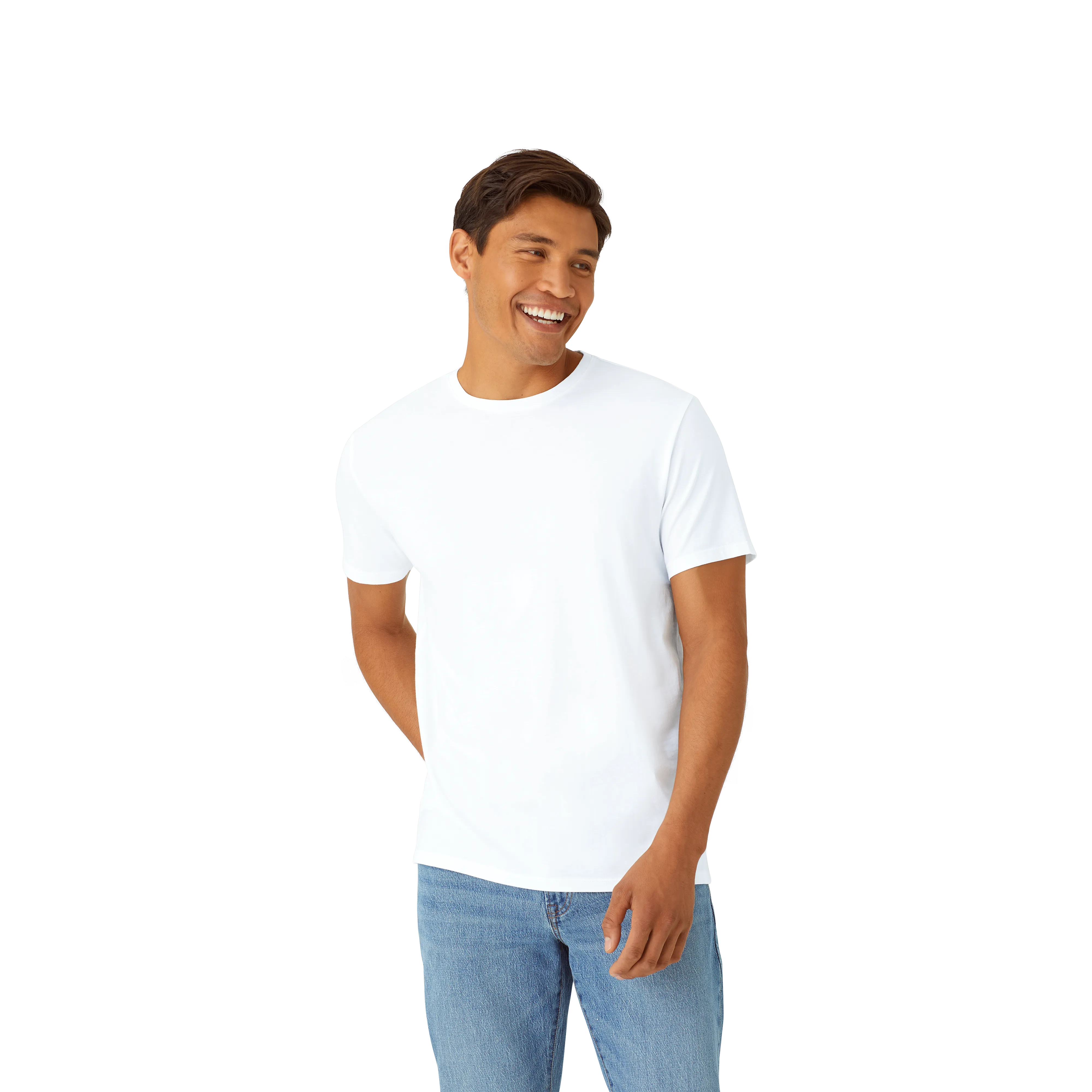 Men's Pima Cotton Crew Neck T-Shirt 6-Pack