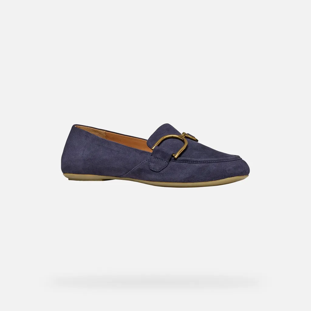 MOCASSINI GEOX DONNA D PALMARIA J - CAMOSCIO  BLU NAVY D45MUJ 00021 C4002