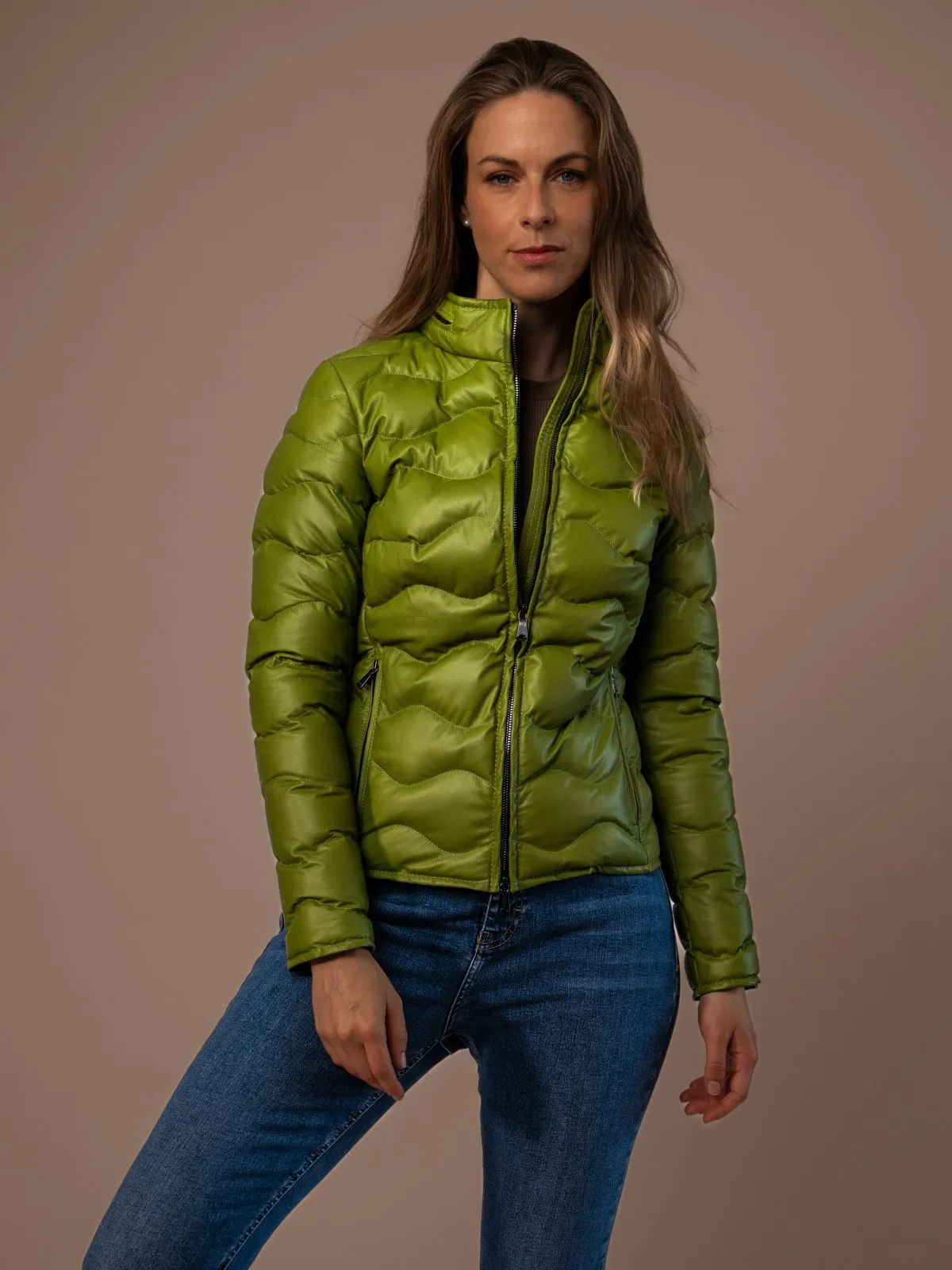 Monterey Ladies Leather Down Jacket, 2.699,00 €