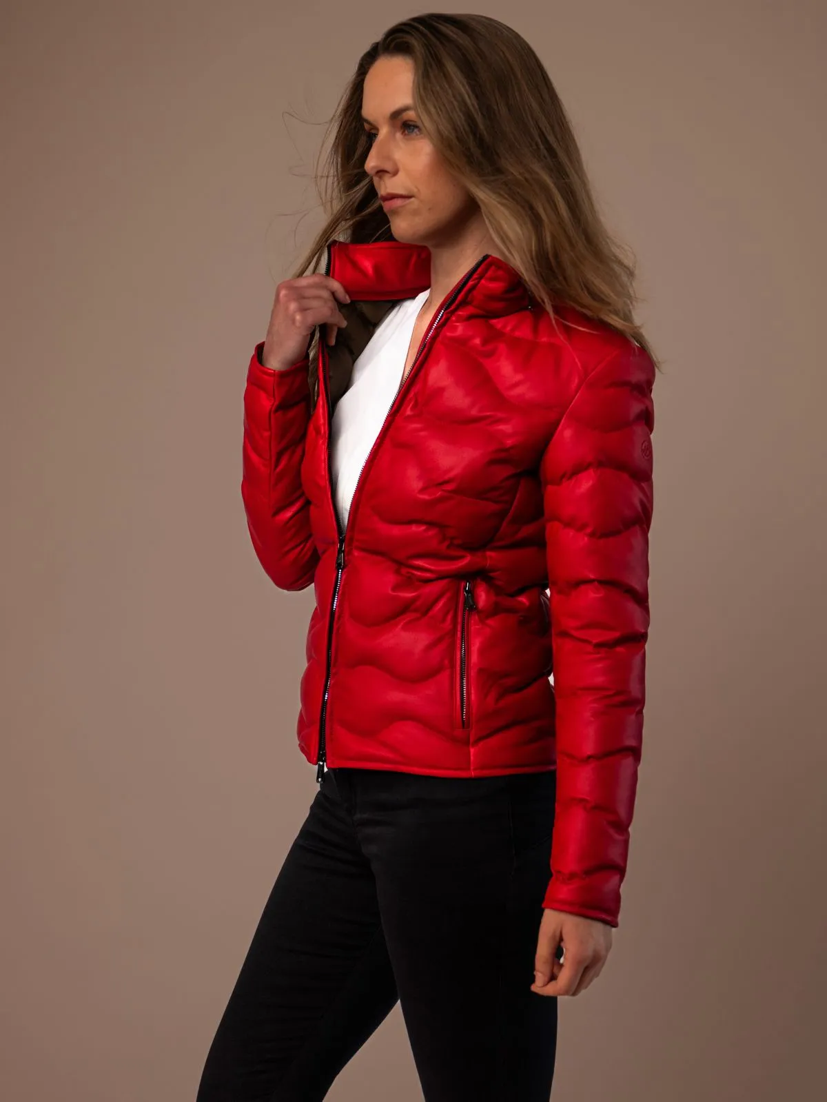 Monterey Ladies Leather Down Jacket, 2.699,00 €