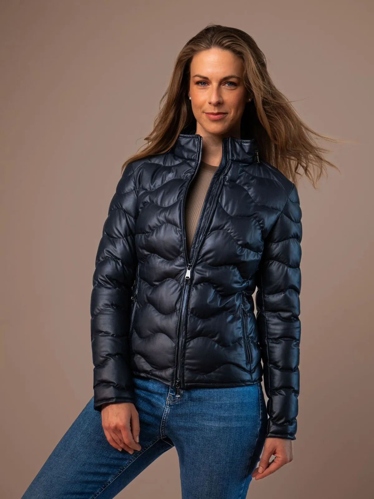 Monterey Ladies Leather Down Jacket, 2.699,00 €