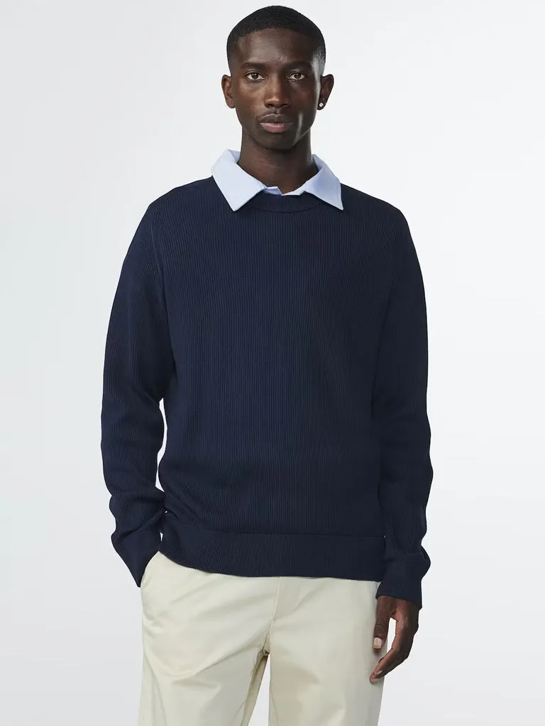 NN07 Kevin Sweater in Navy Blue