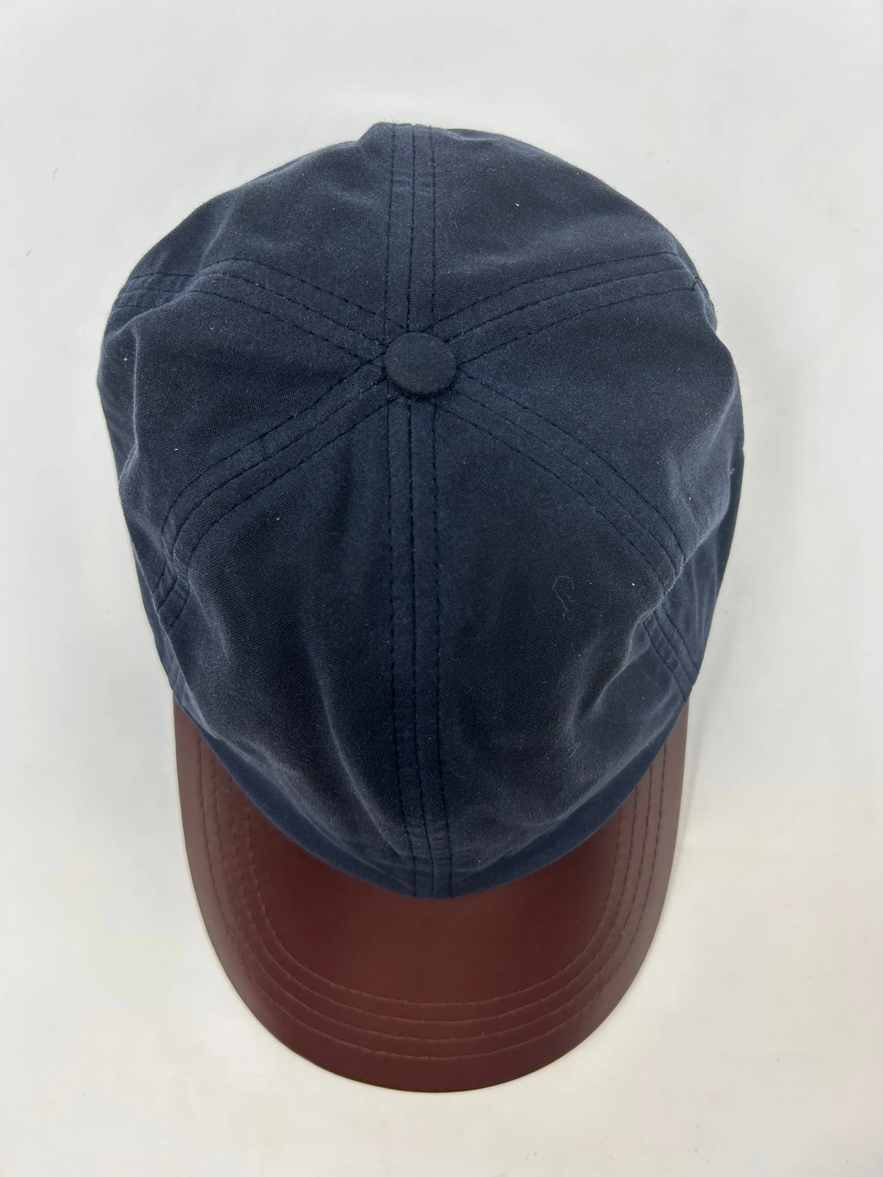 OXFORD BLUE HAT BASEBALL WAX BLU