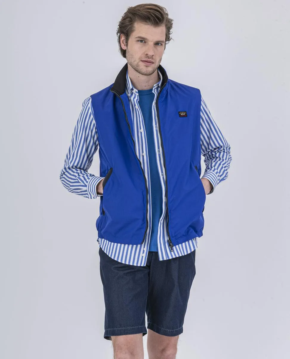 Paul & Shark - Veste sans manches de nylon - (disponible en marine et rouge)