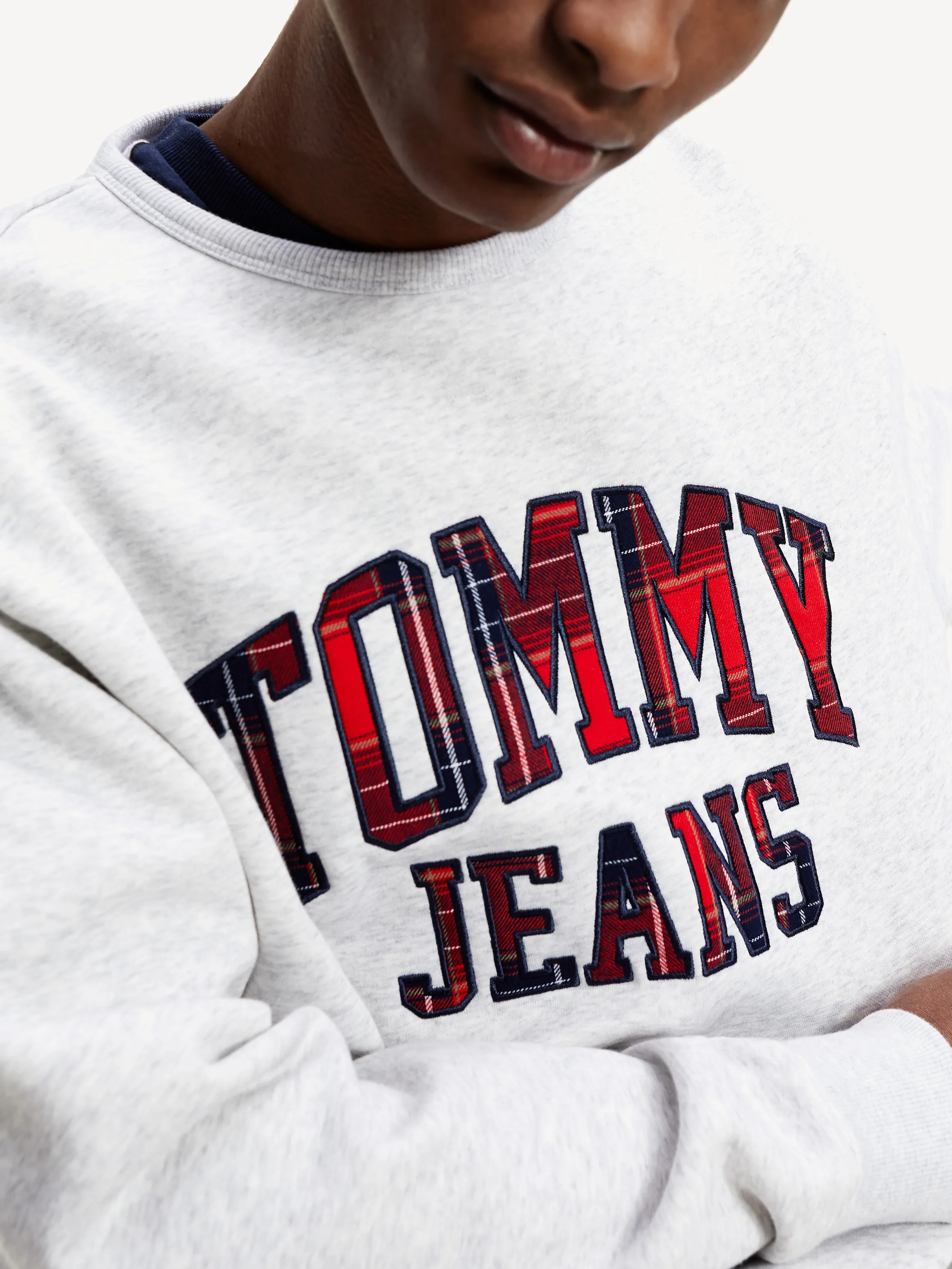 Plaid Logo Sweatshirt | Sweatshirts & Hoodies | Tommy Hilfiger