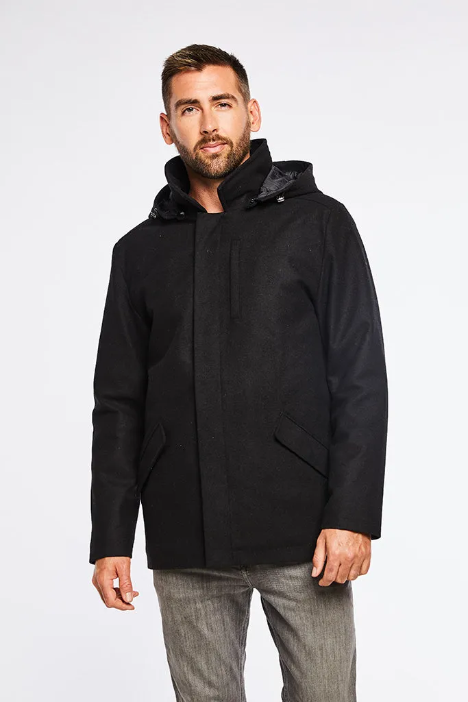 Provider Men's Insulated Waterproof Wool Coat | One Man