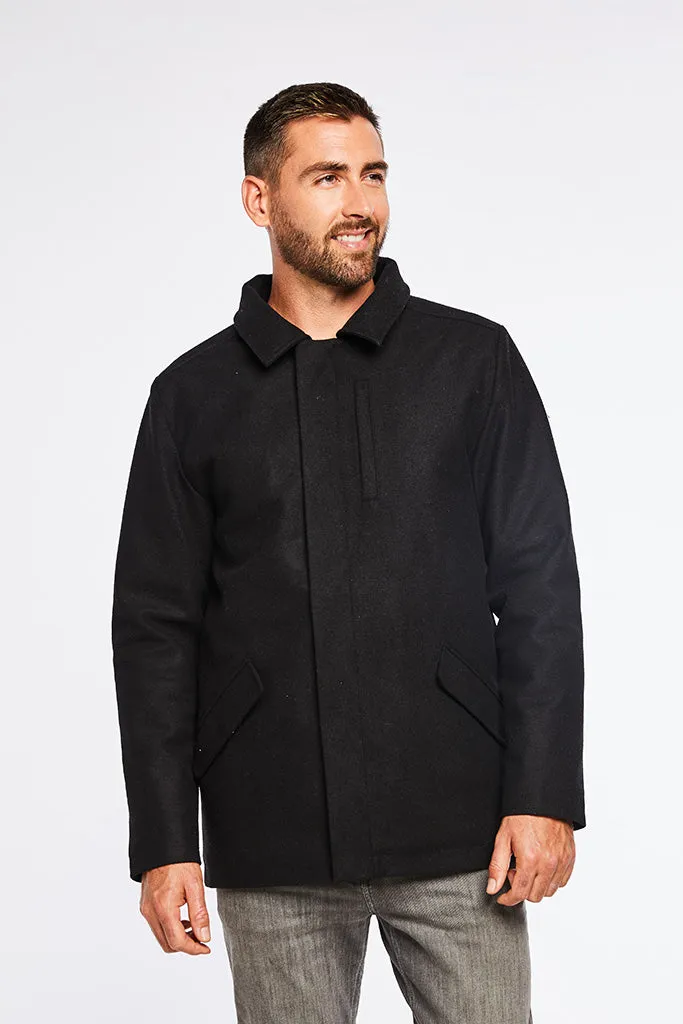 Provider Men's Insulated Waterproof Wool Coat | One Man