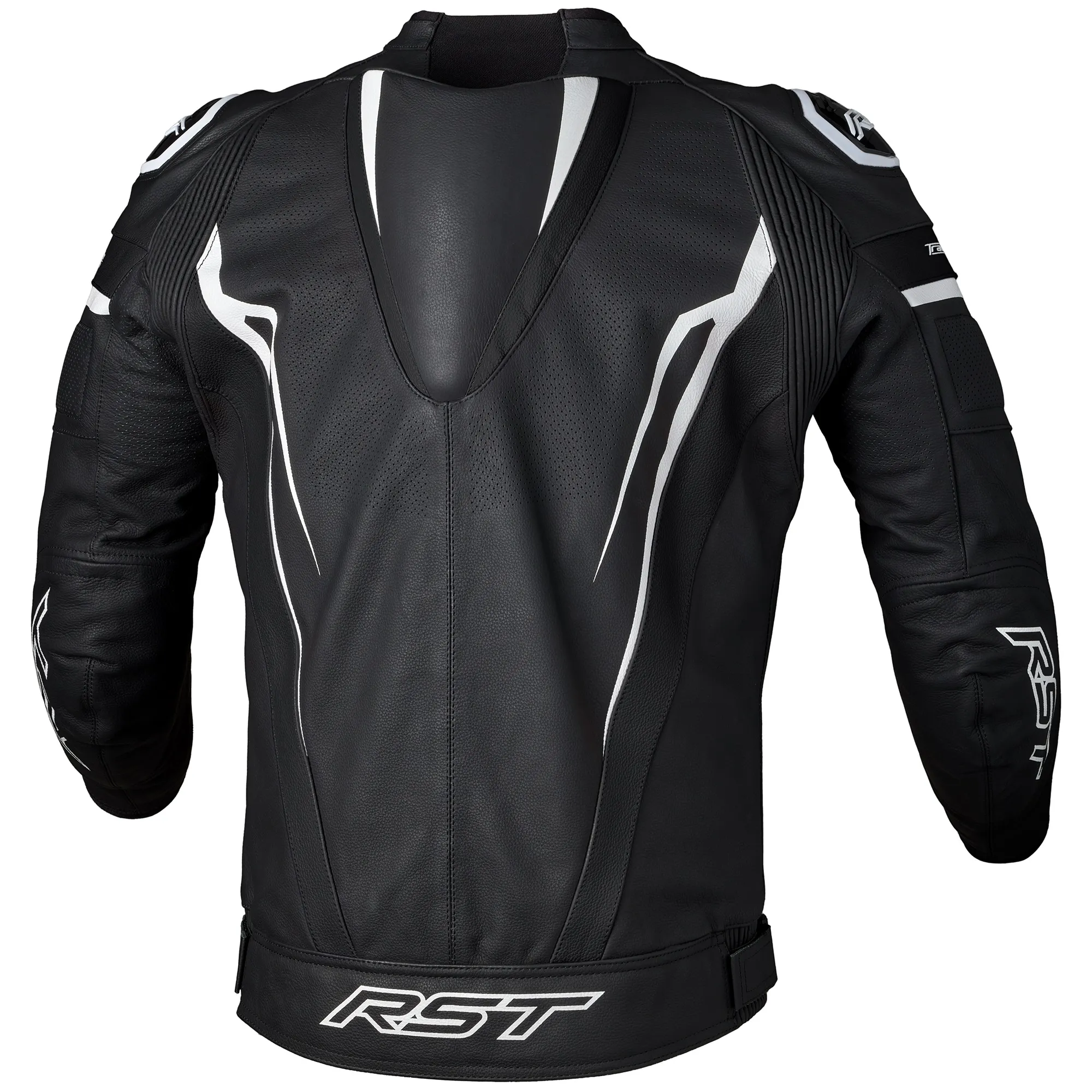 RST Tractech Evo 5 Leather Jacket - White