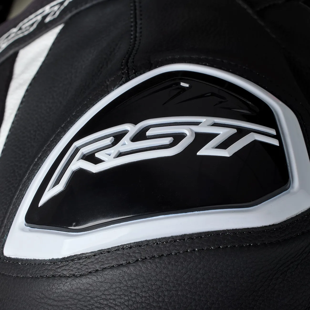 RST Tractech Evo 5 Leather Jacket - White