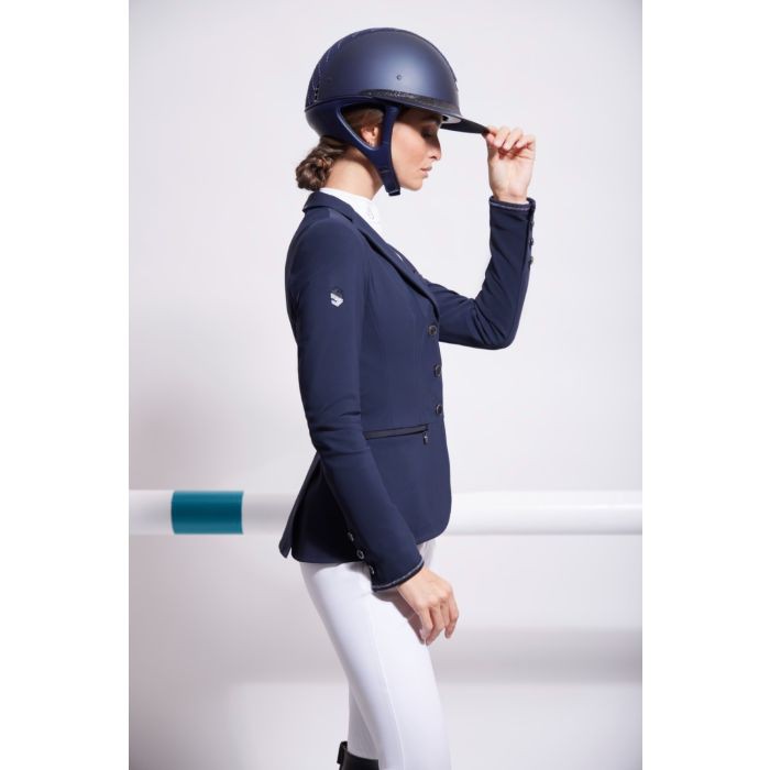 Samshield Victorine Satin ladies competition jacket Navy