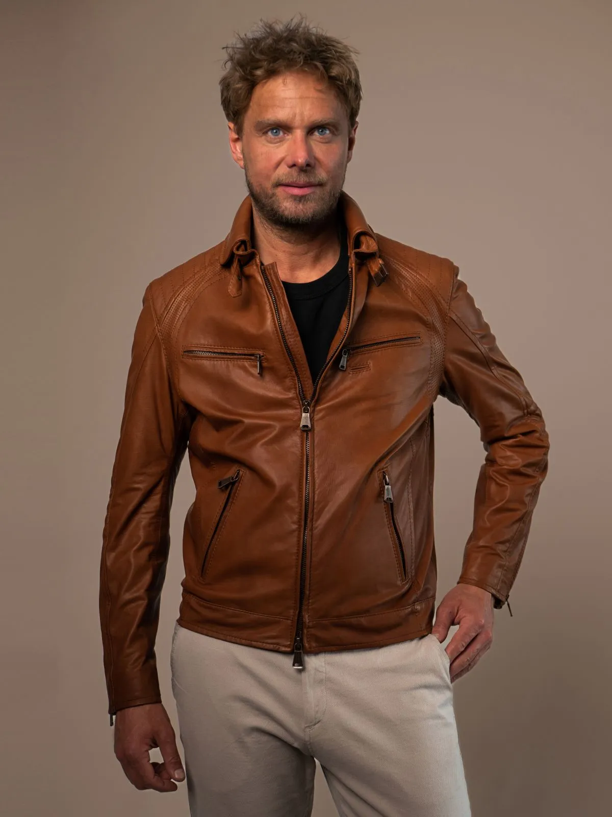 Sao Paulo Mens Leather Jacket, 2.499,00 €