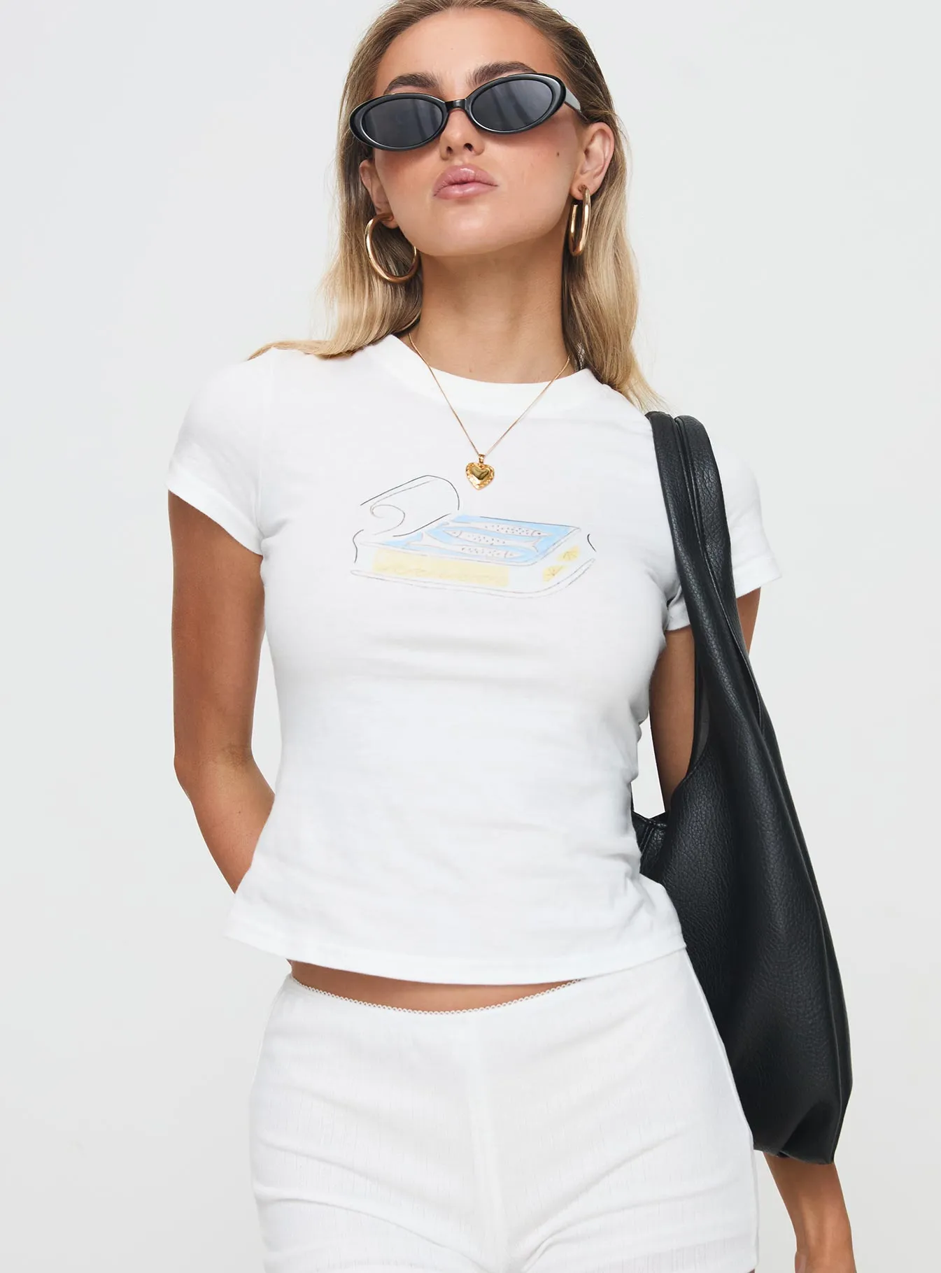 Sardine Tee White