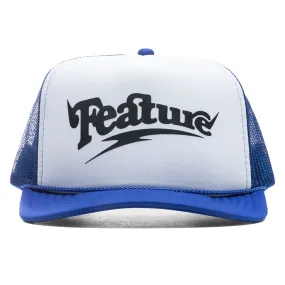 Spike Trucker Hat - Royal/White