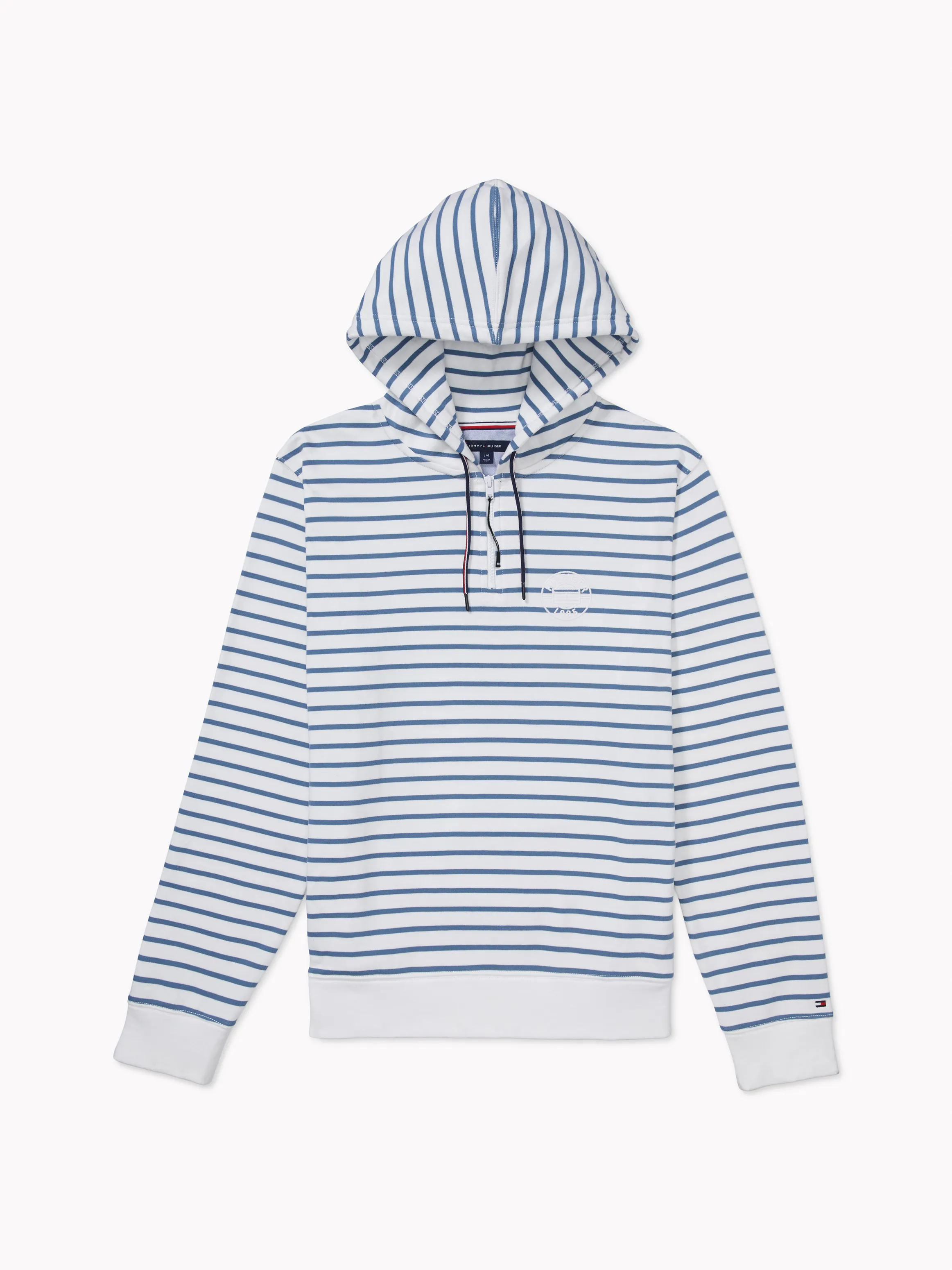 Stripe Drawstring Hoodie | Adaptive Hoodies | Tommy Hilfiger