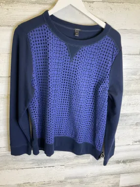 Sweatshirt Crewneck By J. Crew In Navy, Size: Xl