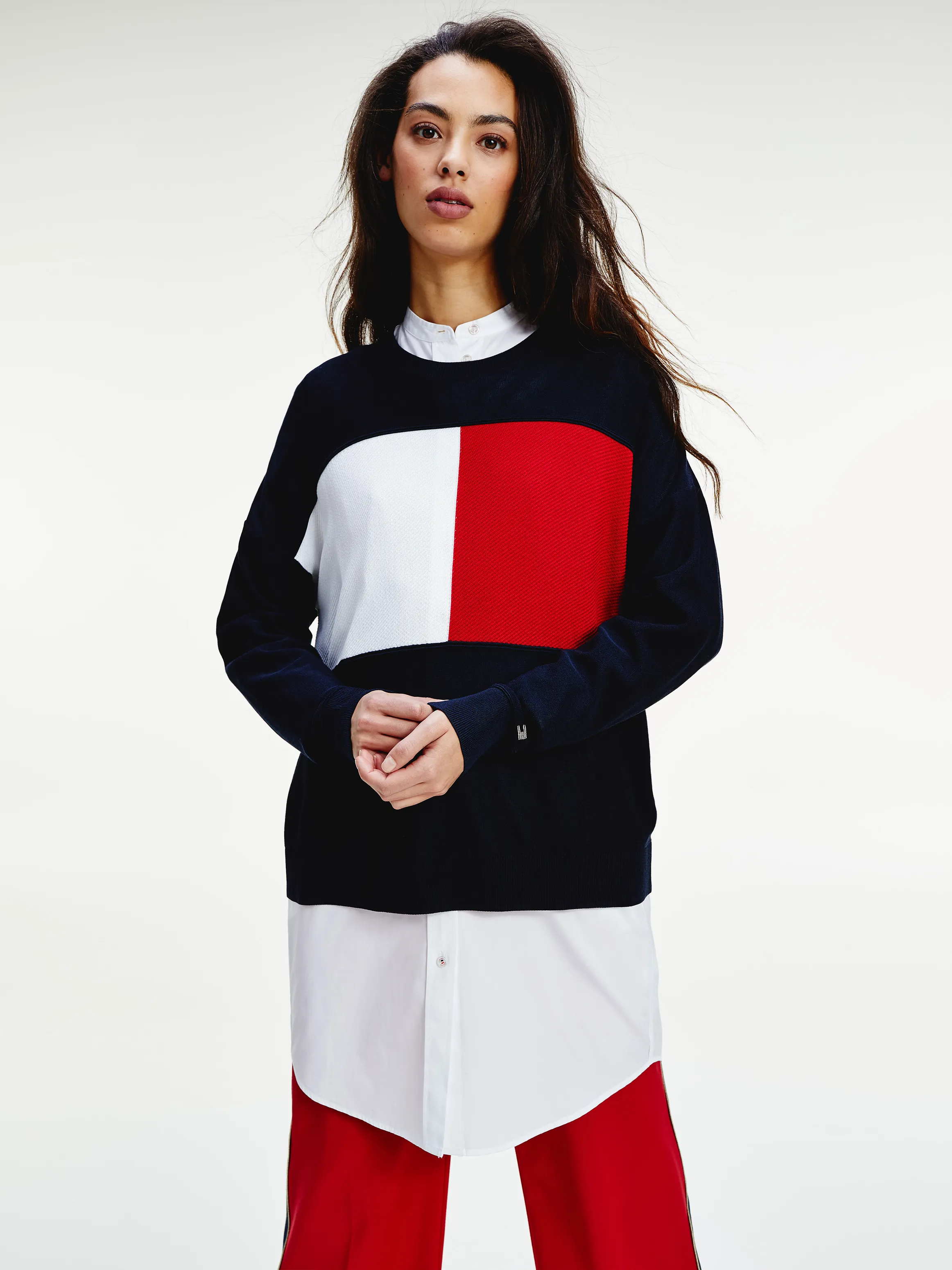 Tommy Icons Flag Sweatshirt | Sweatshirts & Hoodies | Tommy Hilfiger