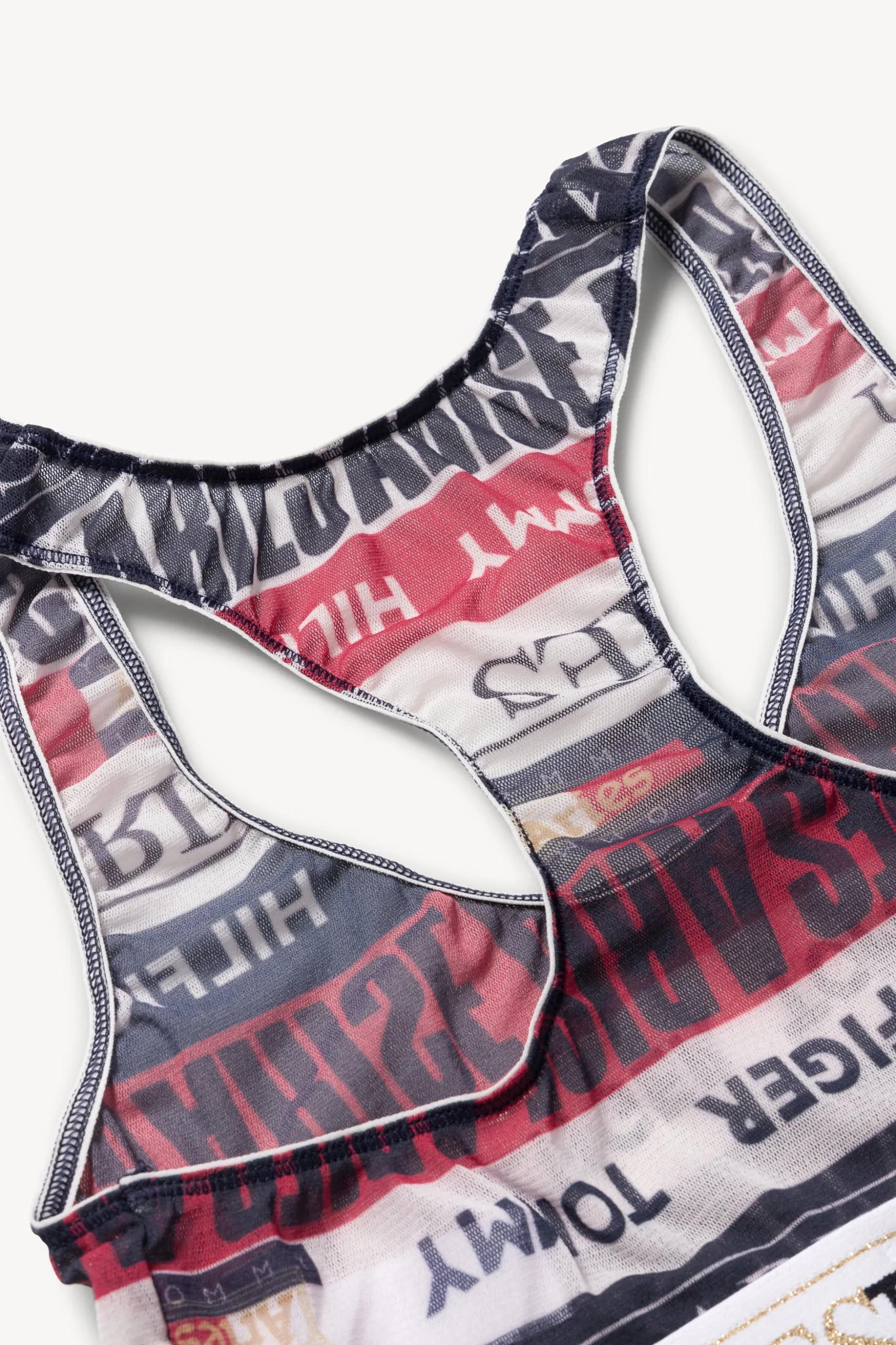 Tommy x Aries Logo Sheer Bra