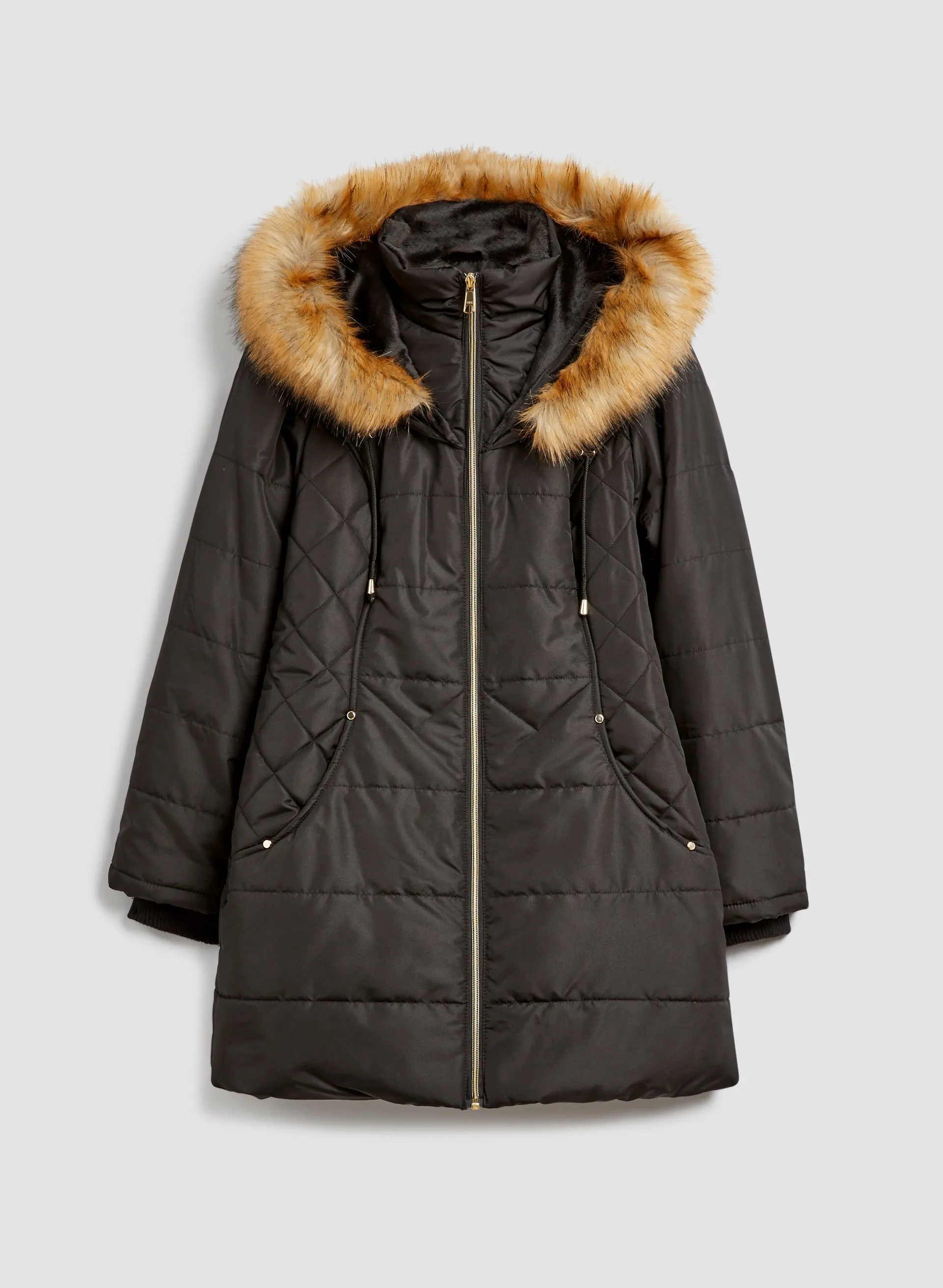 Vegan Down Quilted Coat