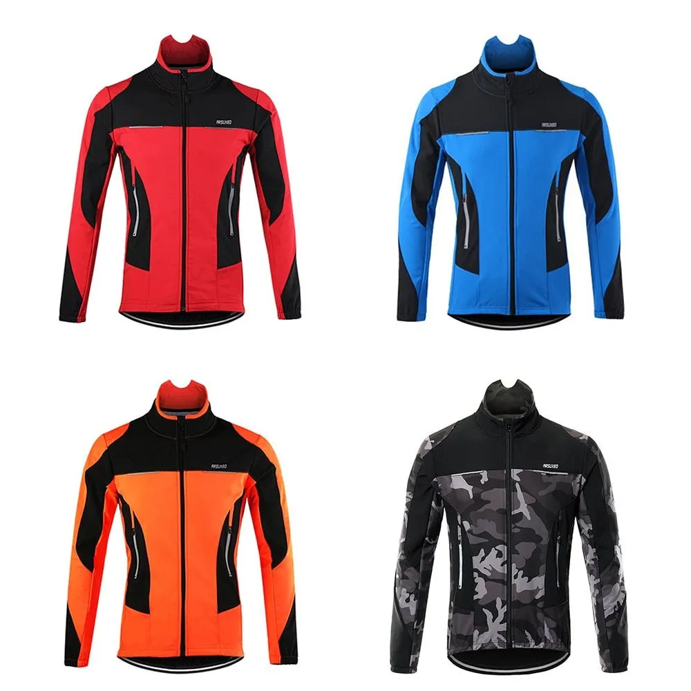 Veste de cyclisme en polaire thermique pour homme/femme ARSUXEO - 15F