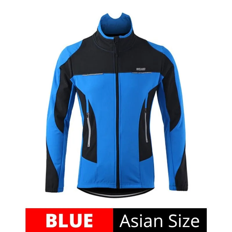 Veste de cyclisme en polaire thermique pour homme/femme ARSUXEO - 15F