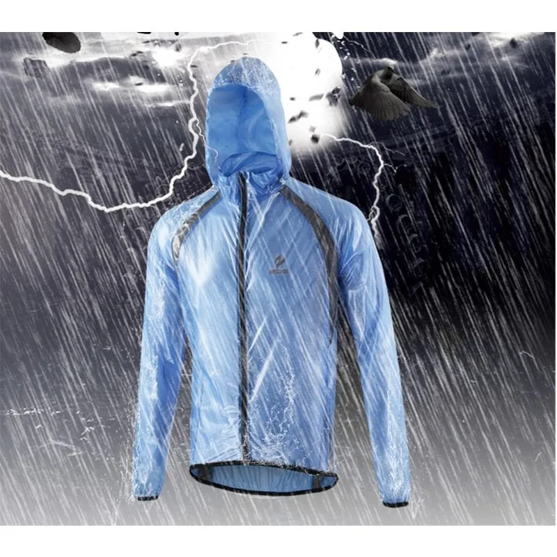 Veste de cyclisme ultra légère / coupe-vent imperméable 130g ARSUXEO - Reacher compression