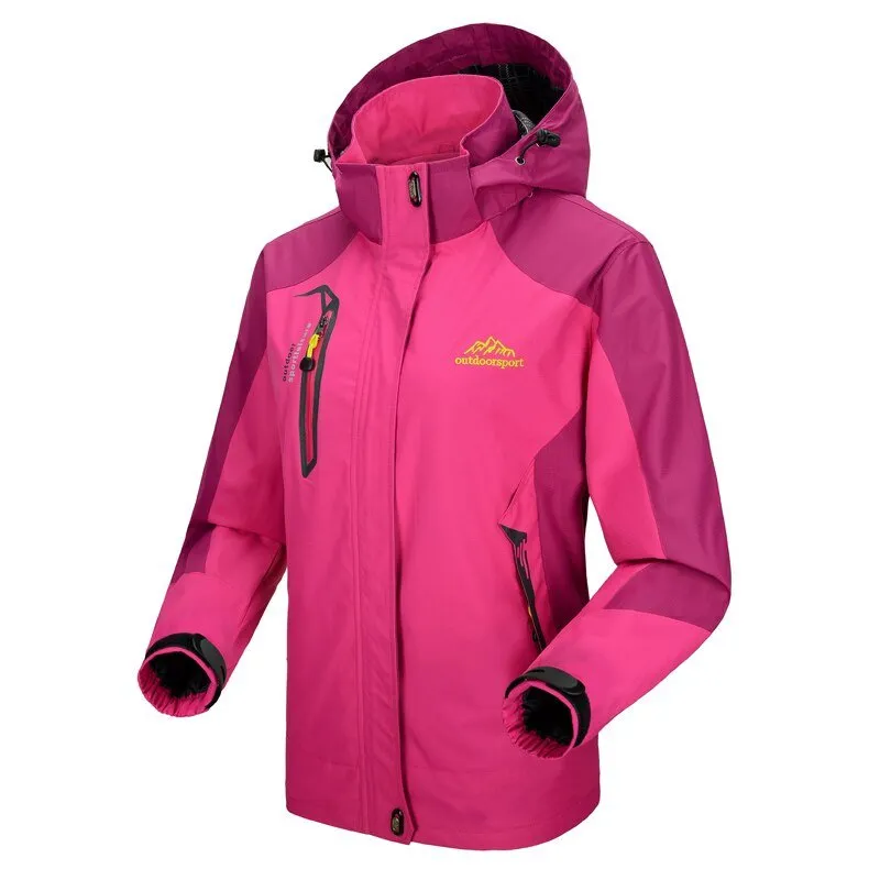 Veste de randonnée imperméable et coupe-vent pour femme 650g Outdoorsport - Kaishika