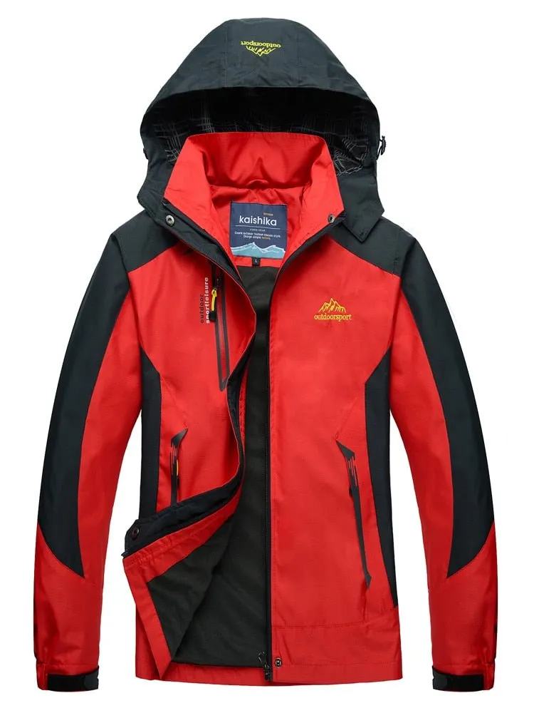 Veste de randonnée imperméable et coupe-vent pour femme 650g Outdoorsport - Kaishika