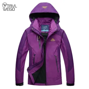 Veste de randonnée imperméable et coupe-vent pour femme 650g Outdoorsport - Kaishika