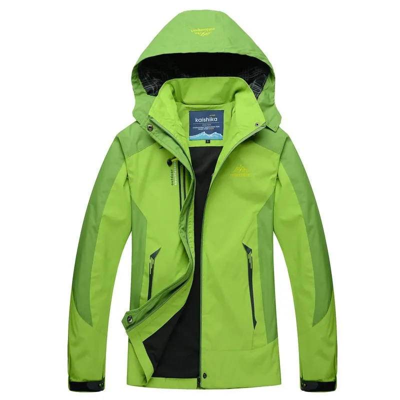 Veste de randonnée imperméable et coupe-vent pour femme 650g Outdoorsport - Kaishika