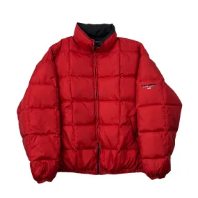 Vintage 90s Red Ralph Lauren Polo Sport Puffer Coat/ Jacket - Large