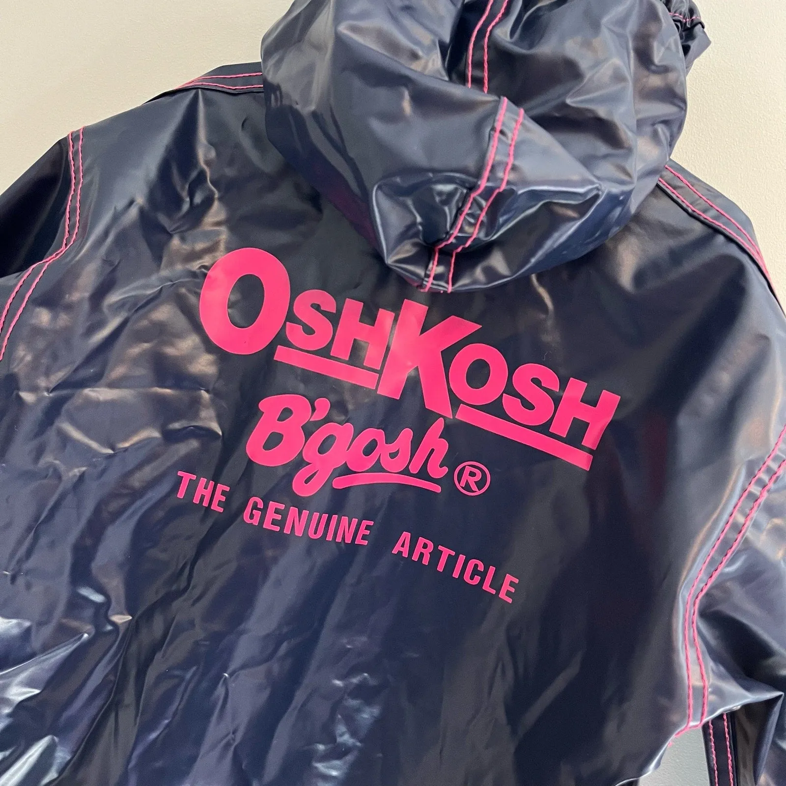 Vintage OshKosh B'gosh Reversible Rain Jacket 3T