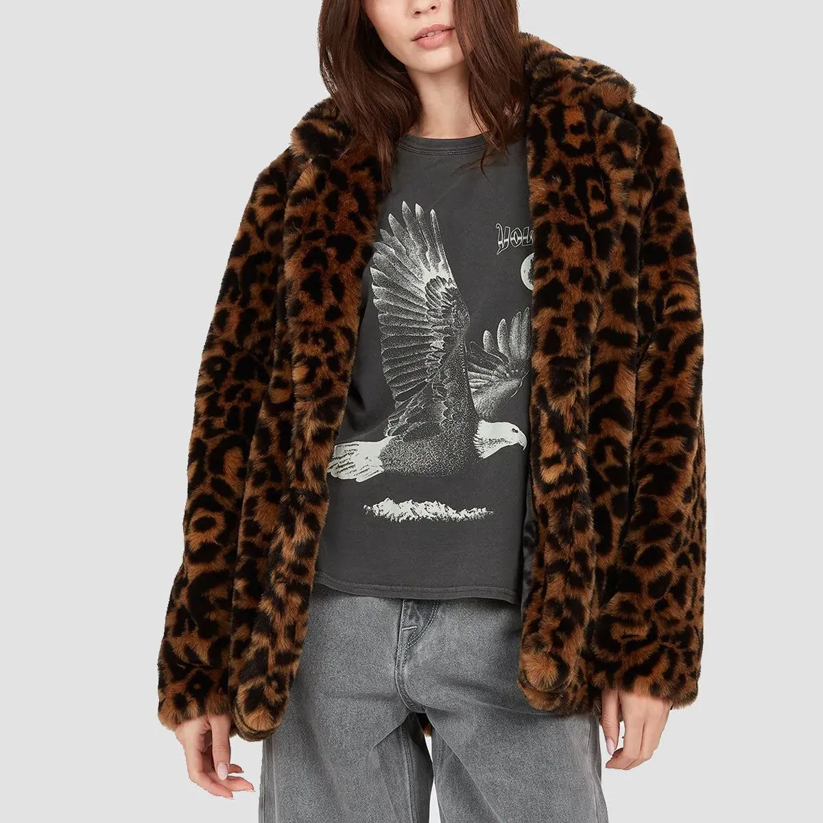 Volcom Stonewild Jacket Animal Print - Womens