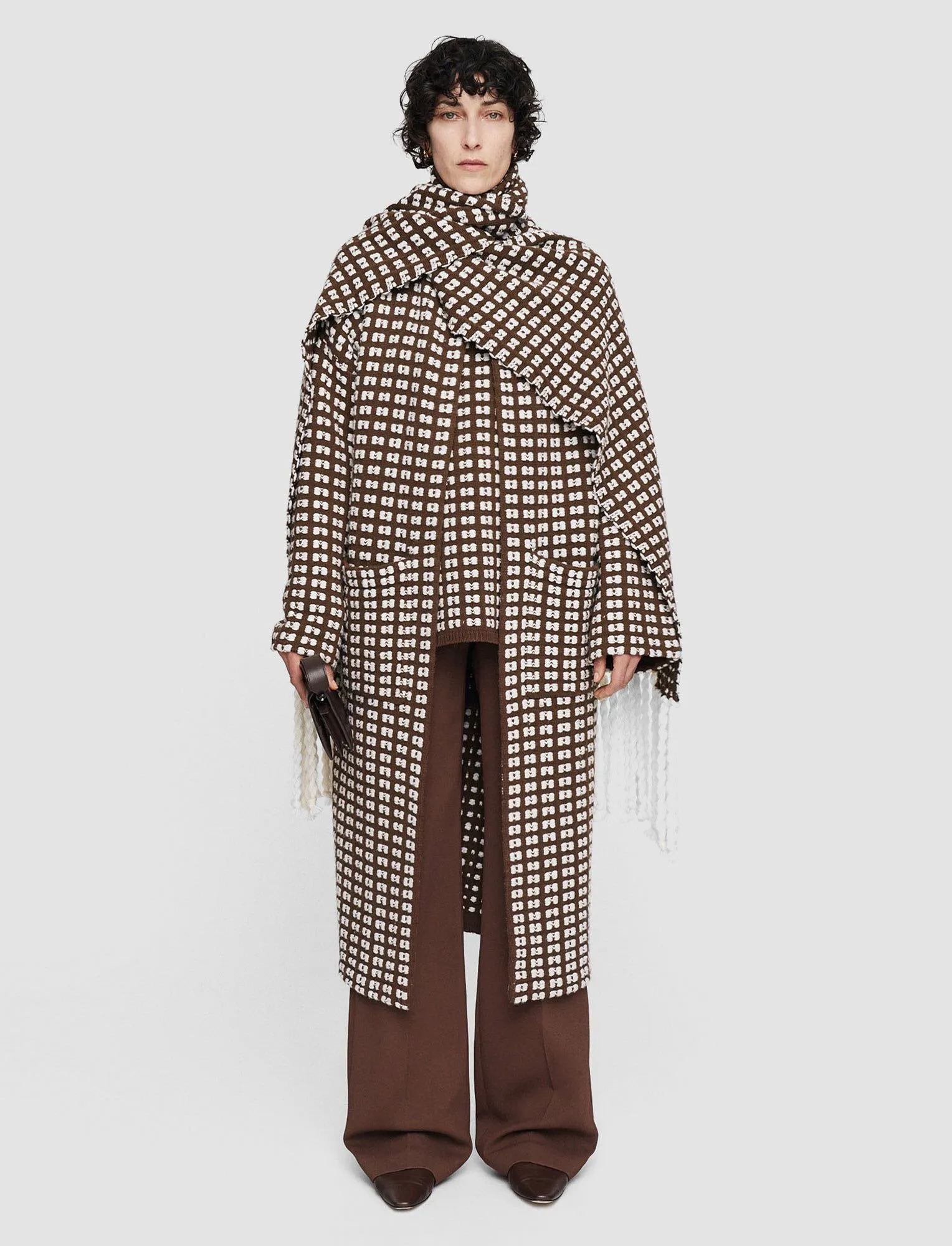 Waffle Knit Coat