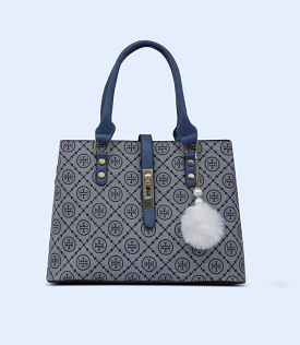 WB2780-Blue-Women Boxy Bag