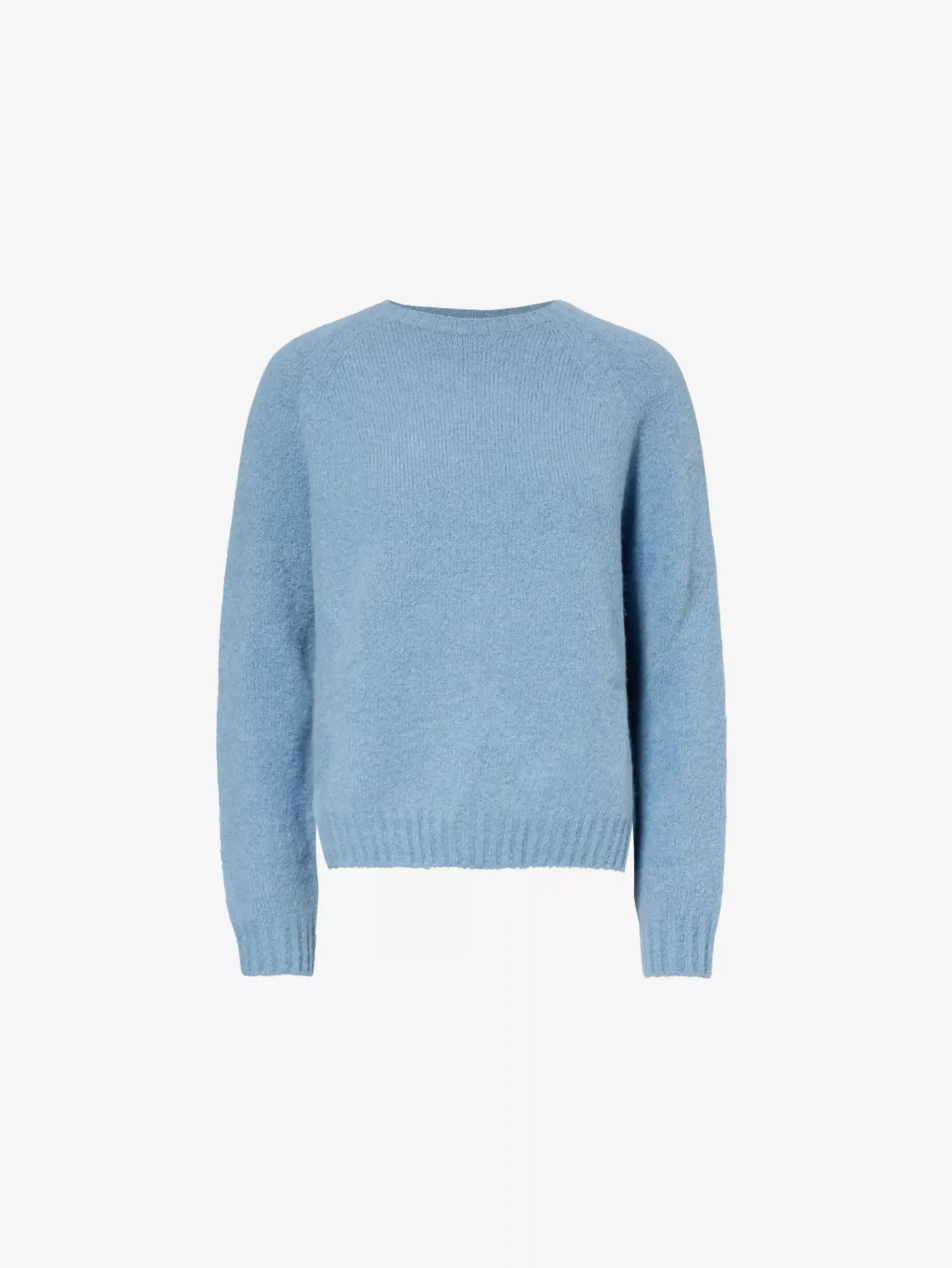 WEEKEND MAX MARA ALPACA & COTTON SWEATER IN CLOUD BLUE